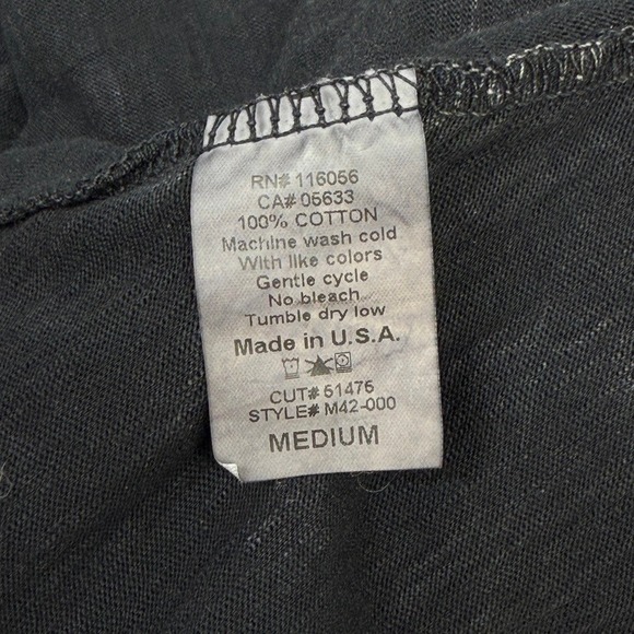 Jess & Jane Butterfly Graphic Tunic Top Women's M Made USA Artwear Boho - Picture 5 of 5